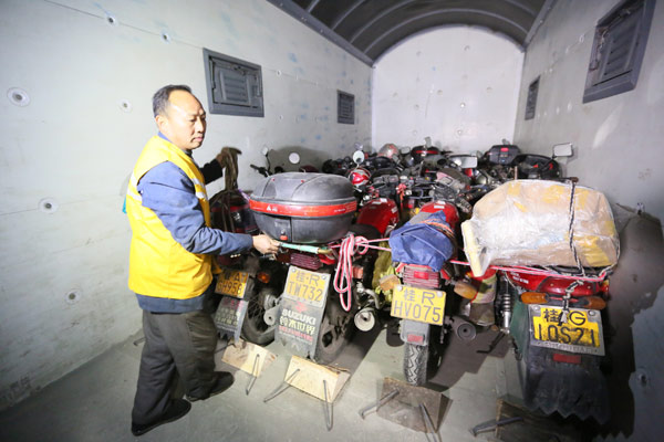 China offers first train for motorcycles during festival rush