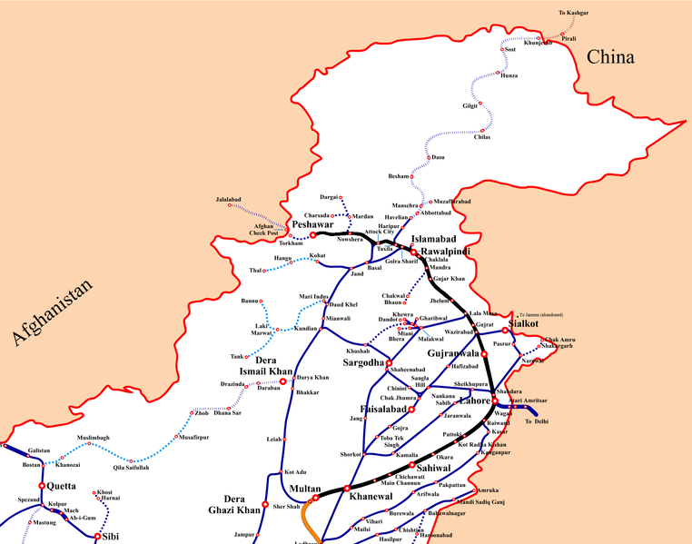 Karachi–Peshawar main railway line