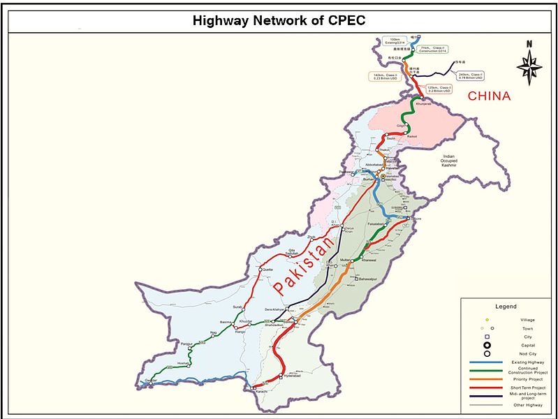 Road Network Under CPEC