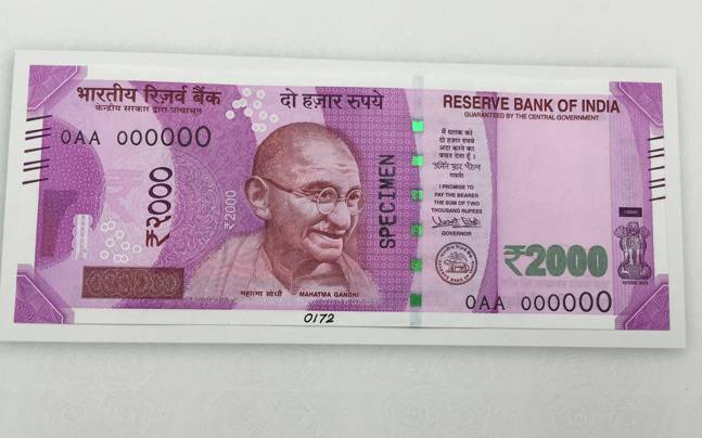 New 2000 Rupee Note of India