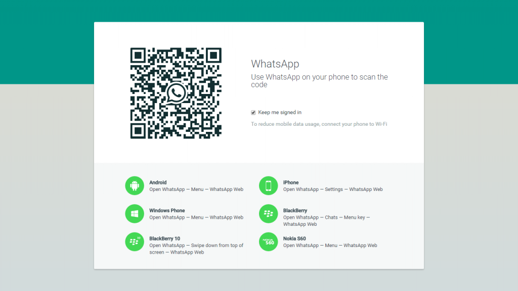 watsapp web app
